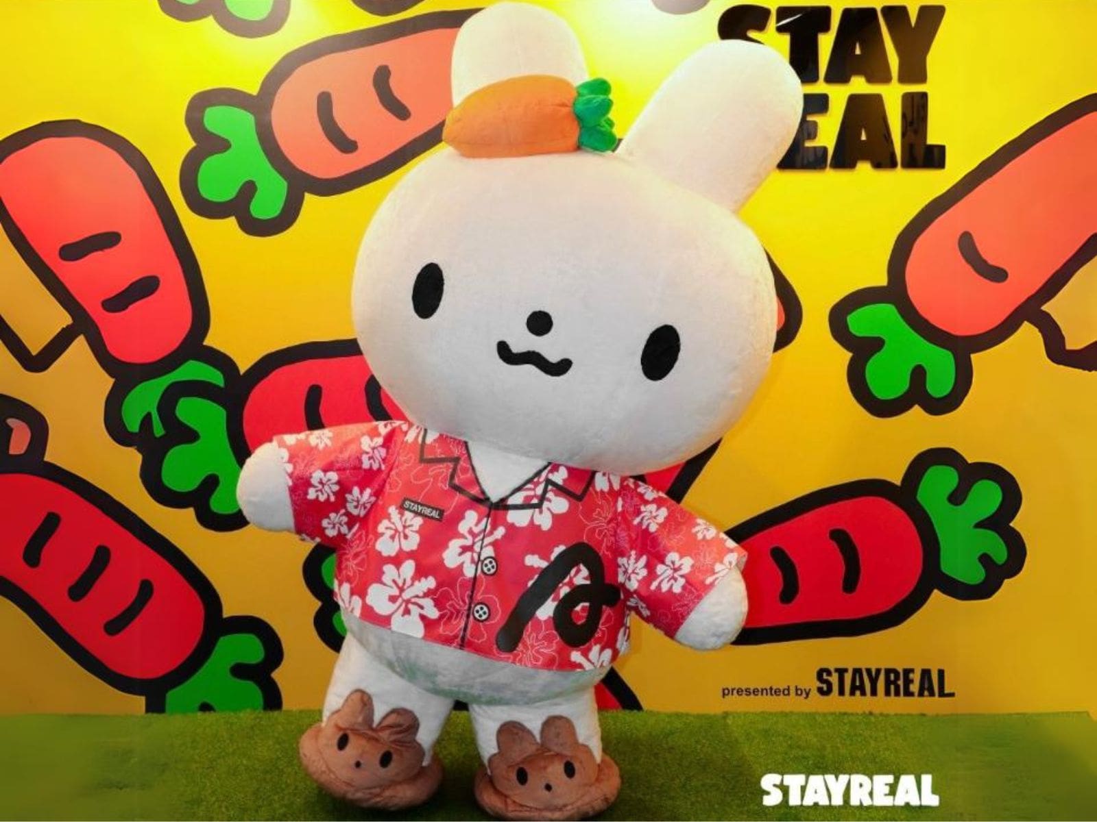 Stay Real 行動充氣人偶 – STAYREAL 《 ALOHA純真兔兔見面會》 | MOSKA 莫斯卡氣球