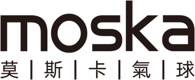 MOSKA 莫斯卡氣球黑字品牌標誌